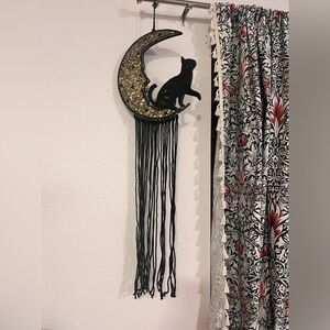 Halloween Cat Moon Wall Hanging dream catcher!
